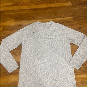 Rhone Men's Heathered Gray Long Sleeve Tee